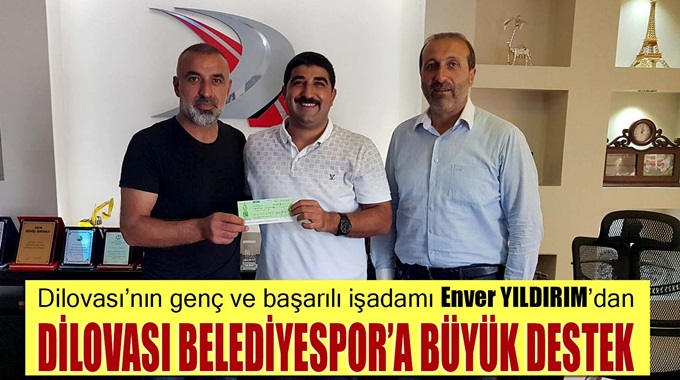 Enver Yıldırım'dan Dilovası Belediyespor'a büyük destek