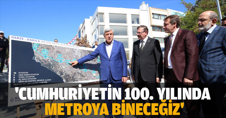 Gebze'de Metroya bineceğiz!