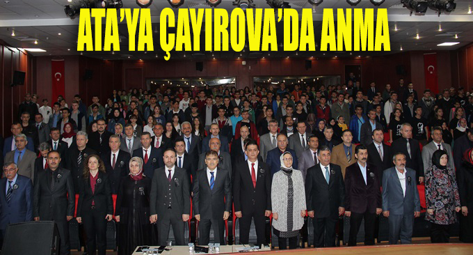 Çayırova tek yürek Ata'yı andı