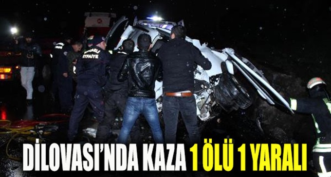 Dilovası'nda kaza 1 ölü