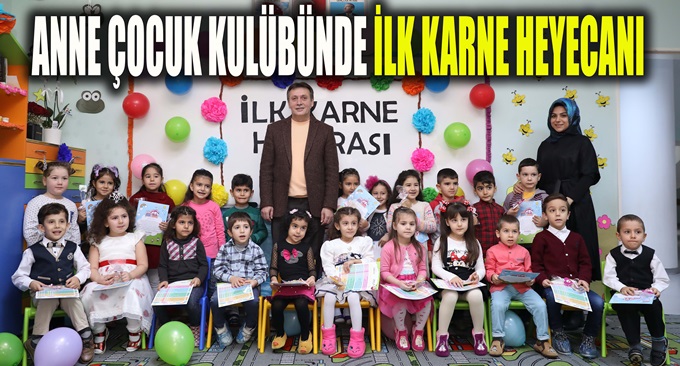 Anne Çocuk Kulüplerinde Karne Heyecanı