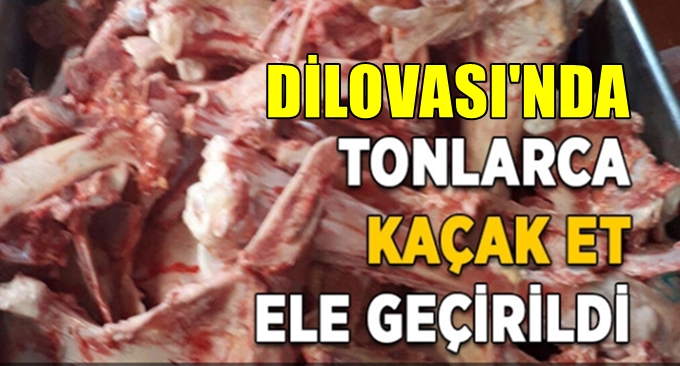 Tonlarca kaçak et ele geçirildi