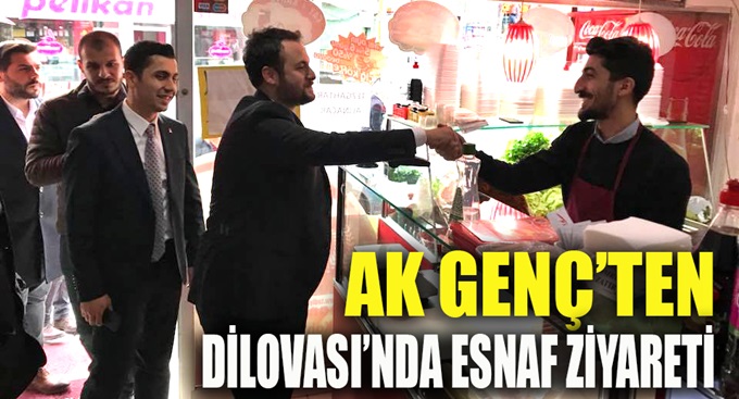 AK Gençlerden Esnaf Ziyareti