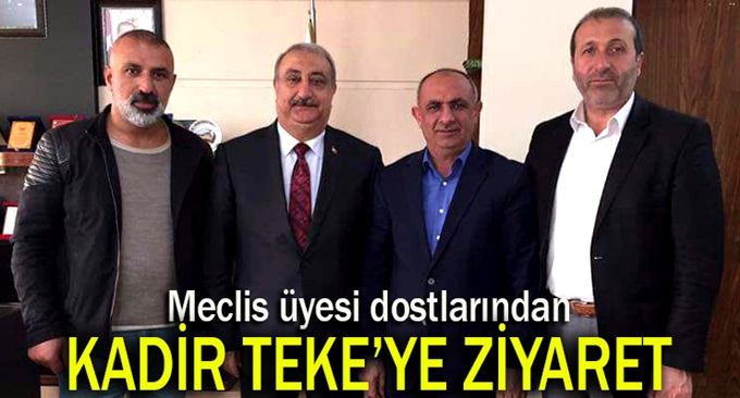 Meclis üyelerinden Teke'ye ziyaret