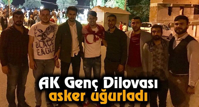 AK Genç Dilovası asker uğurladı