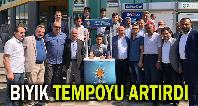 Bıyık tempoyu arttırdı