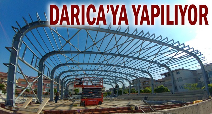 Darıca Bağlarbaşı Ortaokulu spor salonu geliyor