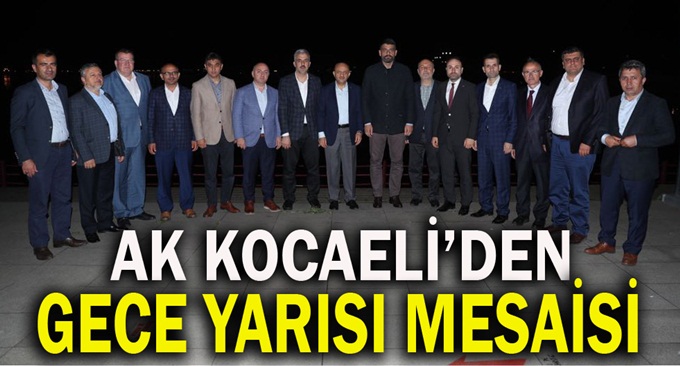 AK Parti’den sahur mesaisi