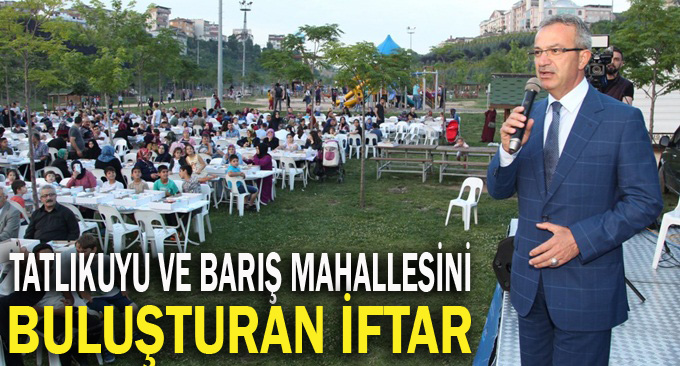 İki mahalle bir sofrada buluştu