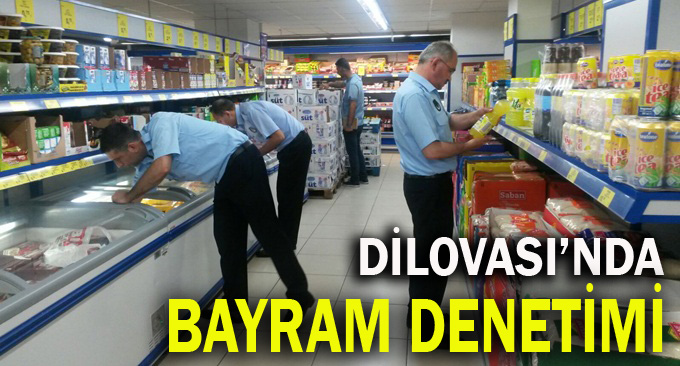 Dilovası Belediyesi'nden bayram denetimi