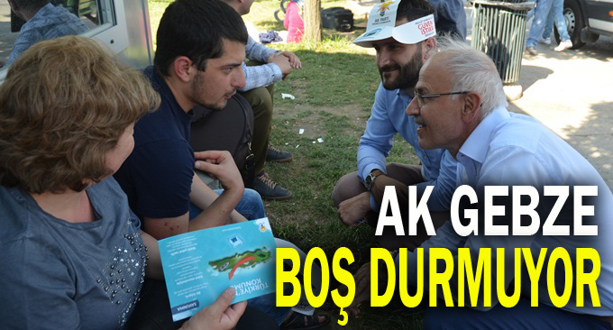 AK Gebze bayramda da boş durmadı