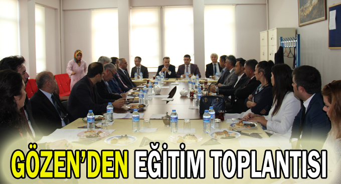 Gözen'den eğitim toplantısı