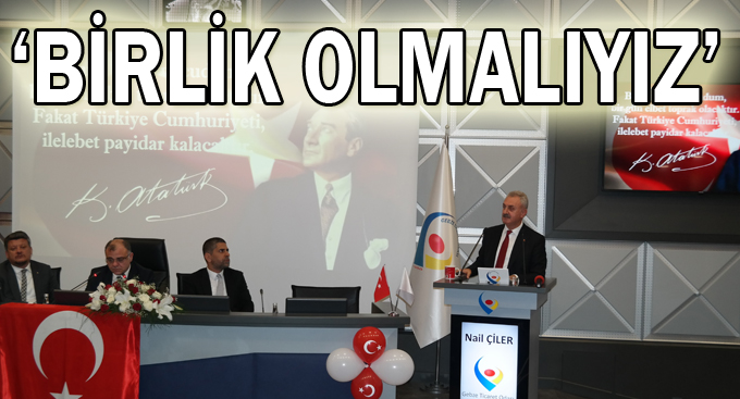 Çiler,''birlik olmalıyız''