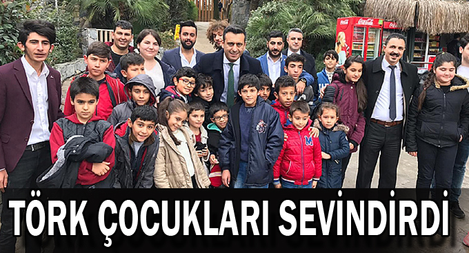 Törk çocukları sevindirdi