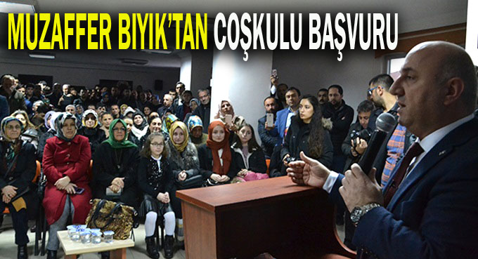 Bıyık'tan coşkulu başvuru