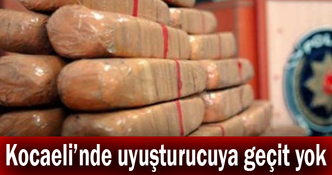 Kocaeli'nde uyuşturucuya geçit yok!