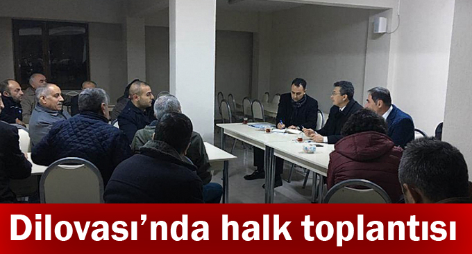 Dilovası’nda halk toplantısı