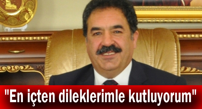 Güler, "En içten dileklerimle kutluyorum"