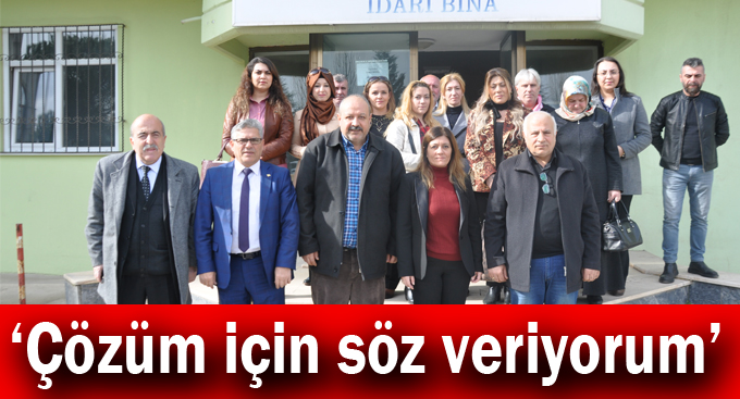 Çakır, ''Çözüm için söz veriyorum''