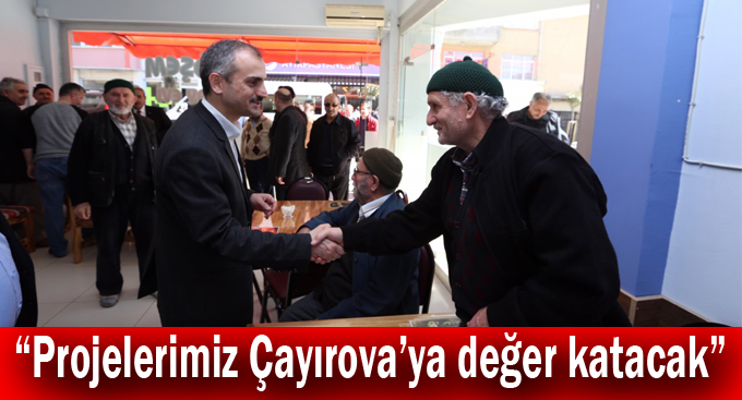 Çiftçi, “Projelerimiz Çayırova’ya değer katacak”