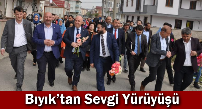 Bıyık’tan Sevgi Yürüyüşü