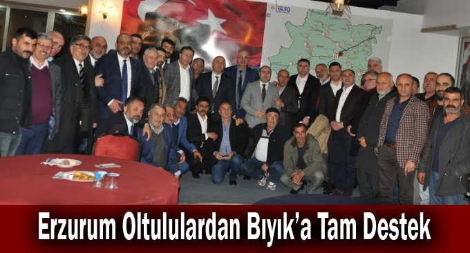 Erzurum Oltululardan Bıyık’a Tam Destek