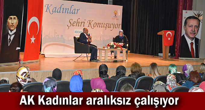 AK Kadınlar aralıksız çalışıyor