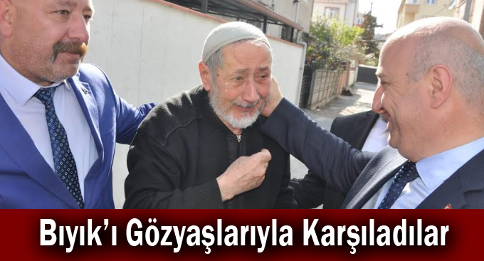 Bıyık’ı Gözyaşlarıyla Karşıladılar