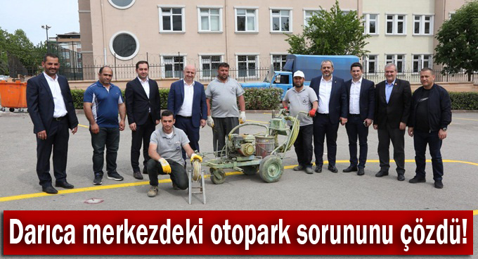 Bıyık, Darıca merkezdeki otopark sorununu çözdü!