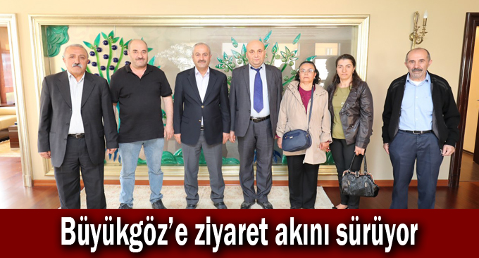 Büyükgöz’e  ziyaret akını sürüyor