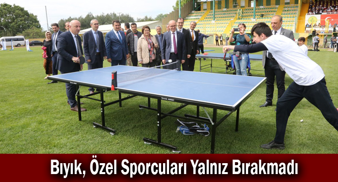 Bıyık, Özel Sporcuları Yalnız Bırakmadı