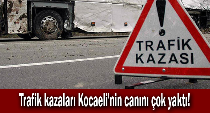 Trafik kazaları Kocaeli'nin canını çok yaktı!