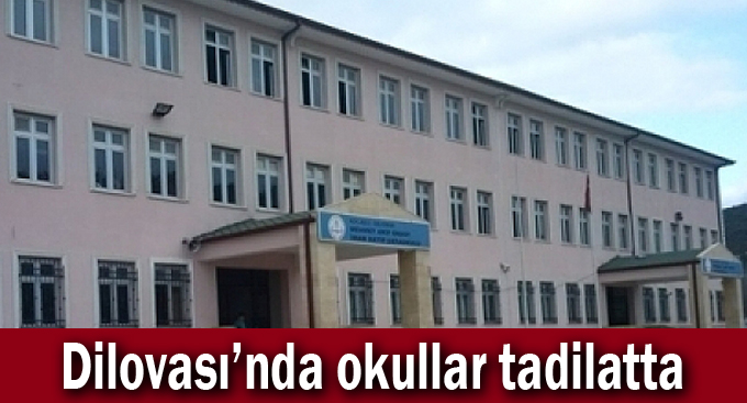 Dilovası’nda okullar tadilatta