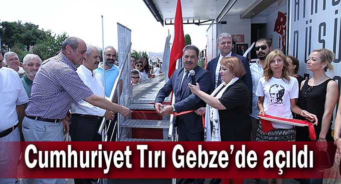 Cumhuriyet Tırı Gebze’de açıldı