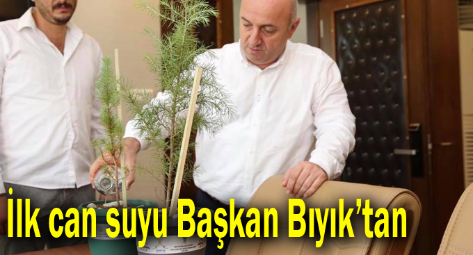 İlk can suyu Başkan Bıyık’tan