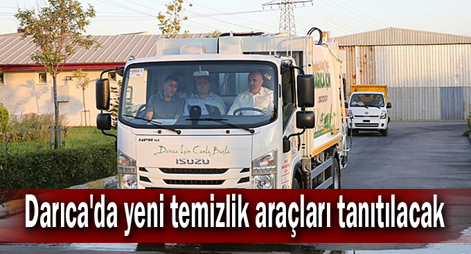 Darıca'da yeni temizlik araçları tanıtılacak