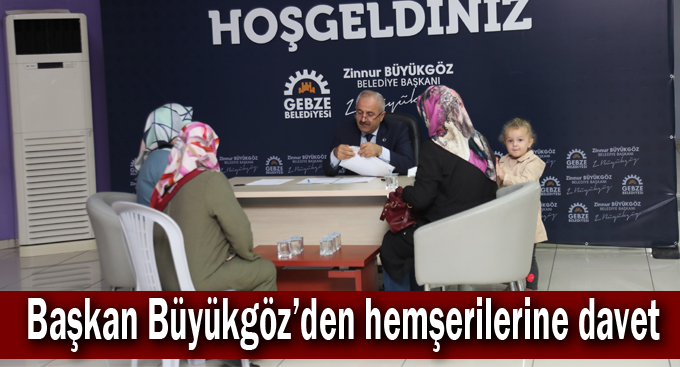 Başkan Büyükgöz’den  hemşerilerine davet