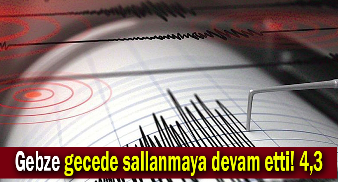 Gebze gecede sallanmaya devam etti! 4,3