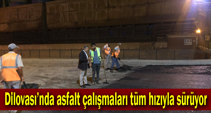 Dilovası’nda asfalt çalışmaları tüm hızıyla sürüyor