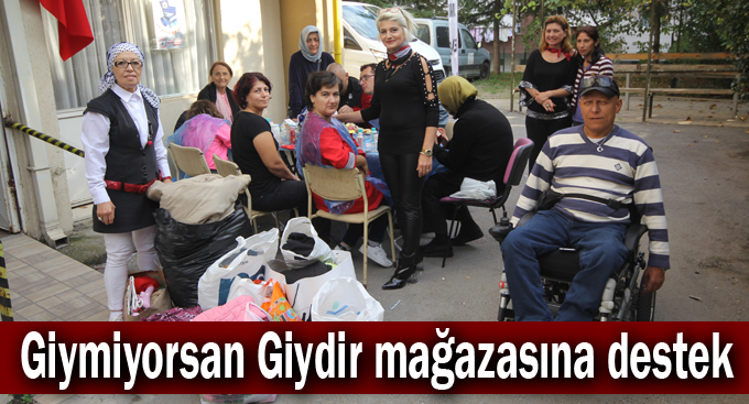 Giymiyorsan Giydir mağazasına destek