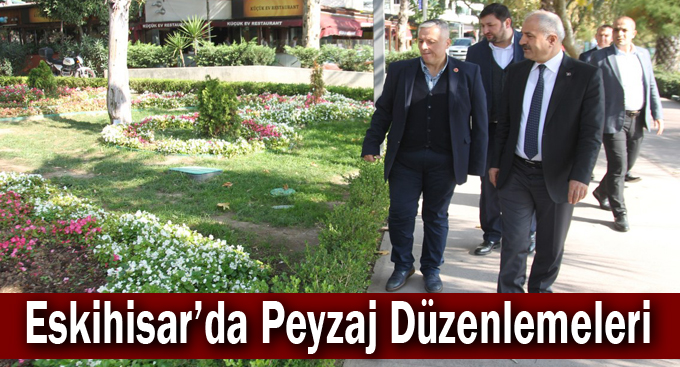 Eskihisar’da Peyzaj Düzenlemeleri