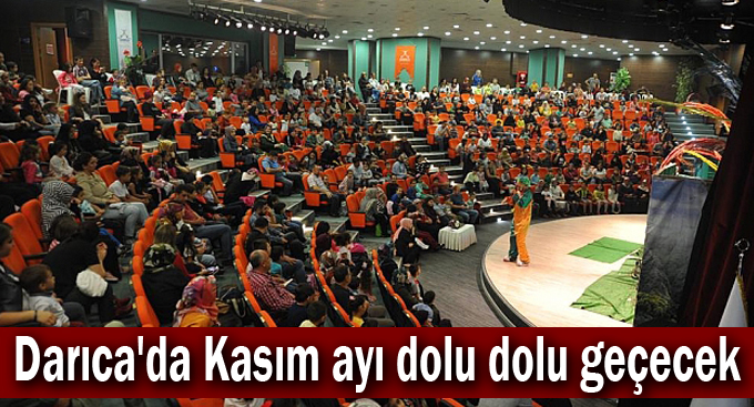 Darıca'da Kasım Ayı Dolu Dolu Geçecek