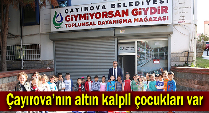 Çayırova’nın altın kalpli çocukları var