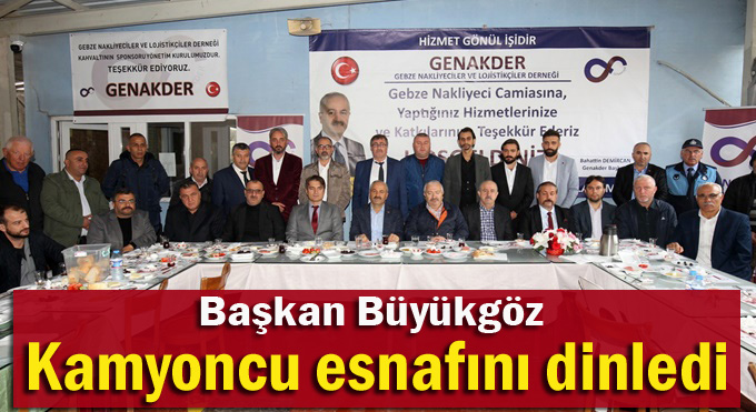 Başkan Büyükgöz GENAKDER'e konuk oldu