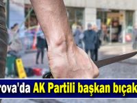 Çayırova'da AK Partili başkan bıçaklandı