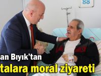 Başkan Bıyık’tan hastalara moral ziyareti