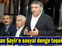 Başkan Şayir’e sosyal denge teşekkürü