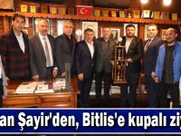 Başkan Şayir'den, Bitlis'e kupalı ziyaret