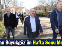 Başkan Büyükgöz’ün  Hafta Sonu Mesaisi