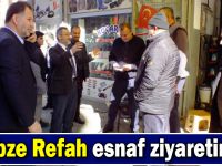 Gebze Refah Esnaf ziyaretinde